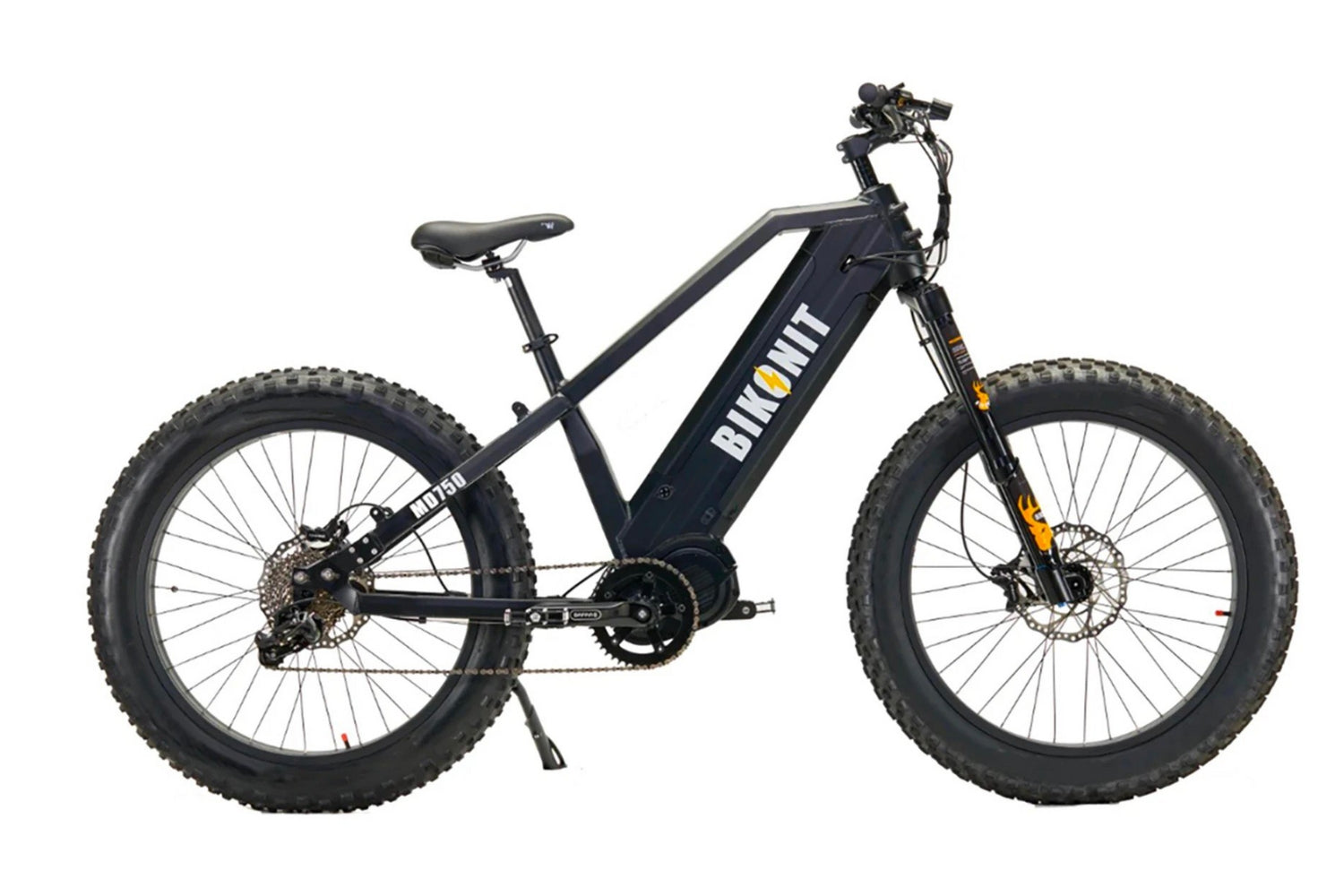 750W All-terrian Electric Bike -- Warthog MD750|Bikonit Matte Black / Dual Battery(90~100+Range) 750W All-terrian Electric Bike -- Warthog MD750|Bikonit Matte Black / Dual Battery(90~100+Range)