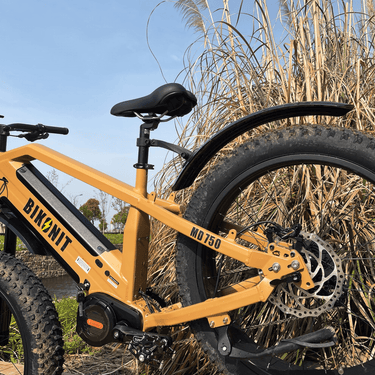 Install the fender on the md750 fat-tire electric bike